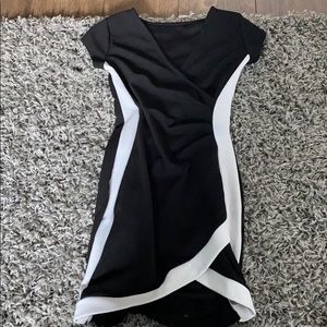 Black and white dress